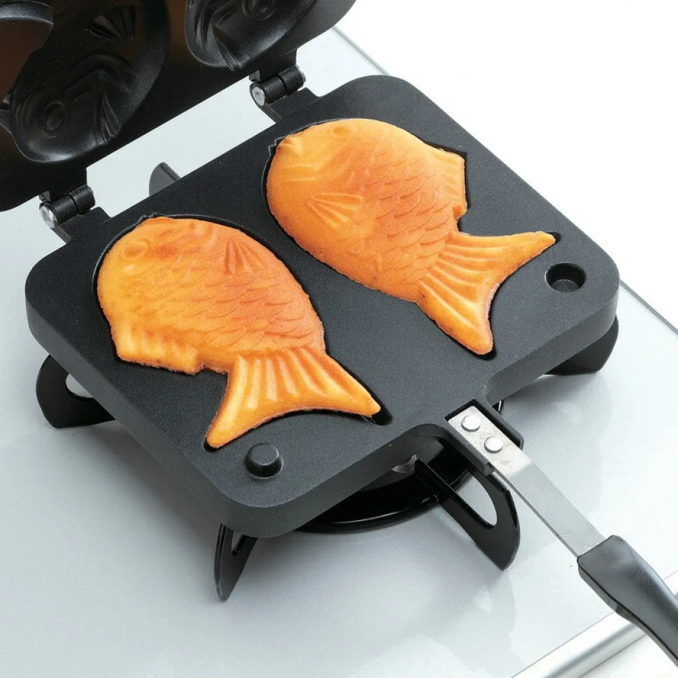 Taiyaki, japansk fiskform för pannkakor