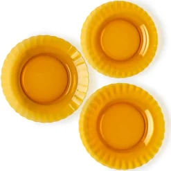 Tallrik i glas 26 cm, Picardie Amber - Duralex