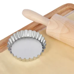 Tartlettformar med lös botten, 10cm, 6-Pack - KitchenCraft