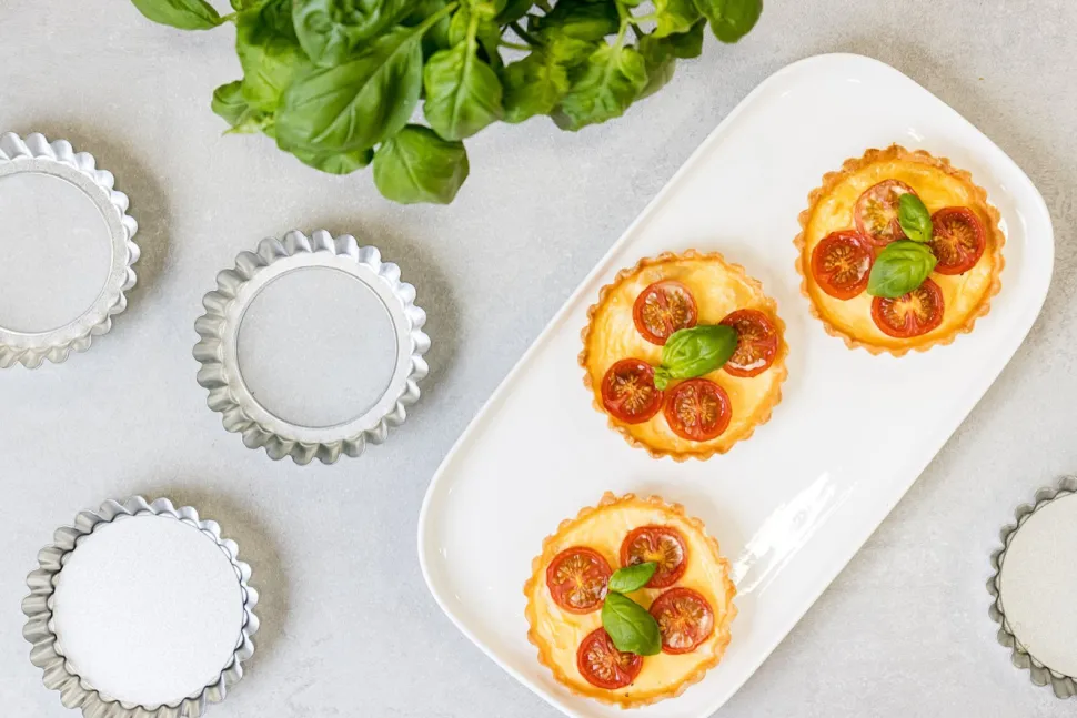 Tartlettformar med lös botten, 10cm, 6-Pack - KitchenCraft