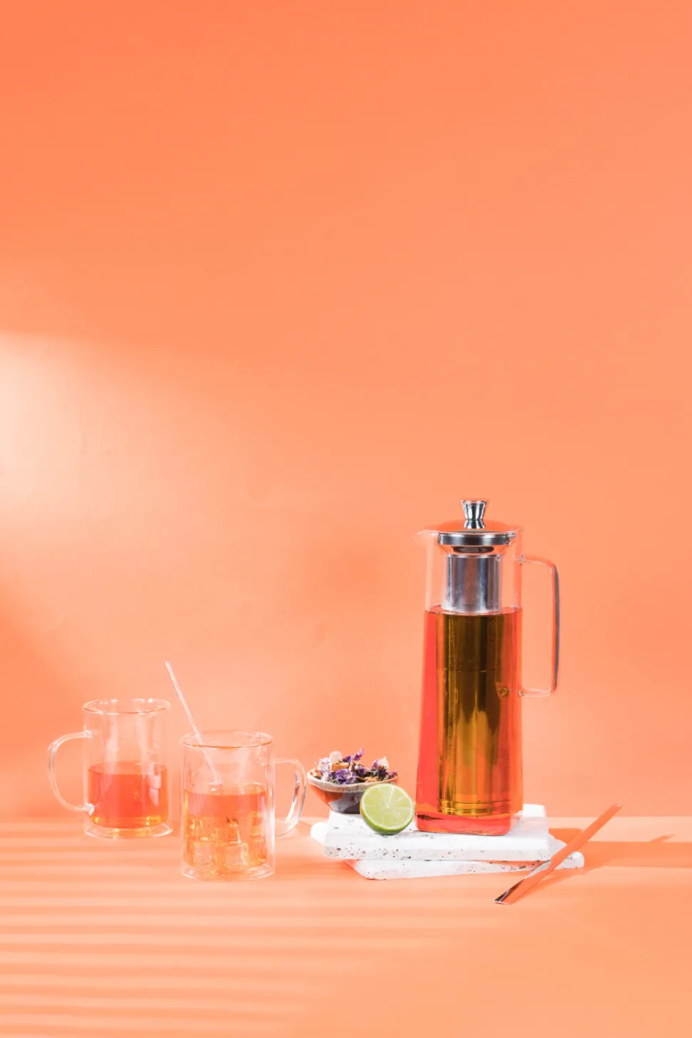 Tekanna i glas, Long Island, 1,5 Liter - Cristel