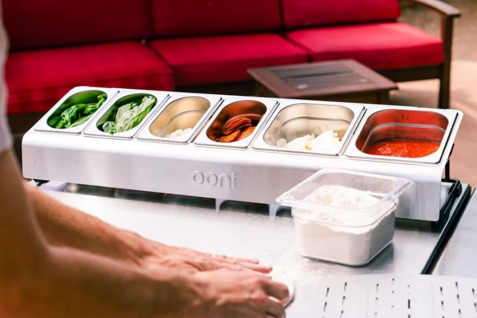 Toppingstation med kantiner - Ooni