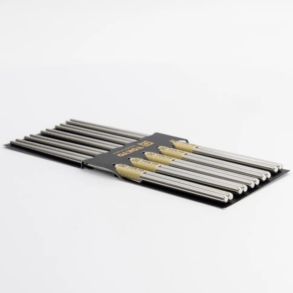 Ätpinnar, 5-pack - Tokyo Design Studio - Rostfritt Stål