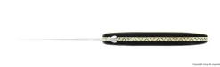 Trancherset 21 cm, Handtag av Ebenholts, fällbar, Signature - Forge de Laguiole