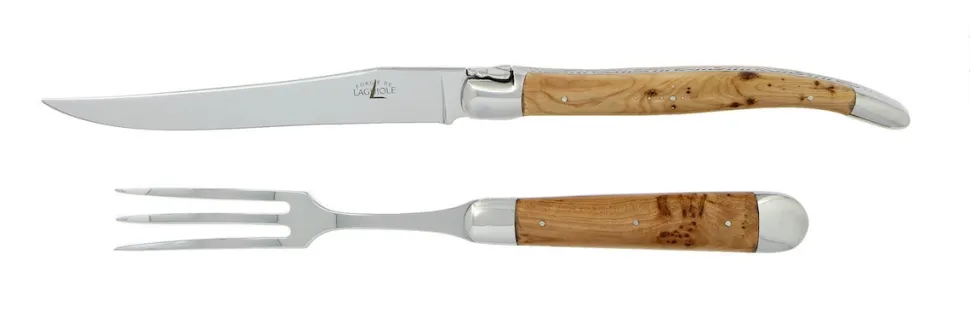 Trancherset 17 cm, Handtag av En, blank, Tradition - Forge de Laguiole