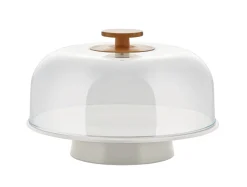 Tårtfat med kupol i plexiglas, Mattina - Alessi