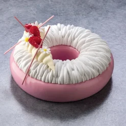 Tårtform i silikon, två delar, 3D Cake kit, KE070, Corolla, ø18cm - Pavoni