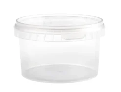 Tätbägare rund, 480 ml inkl. lock och plomb