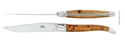 Två knivar, Handtag av En, blank, Tradition - Forge de Laguiole
