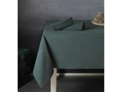Tygservett 45 x 45 cm, Forest green - Bastian