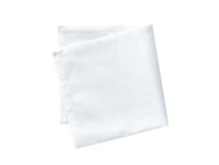 Tygservett 45 x 45 cm, Vit - Bastian