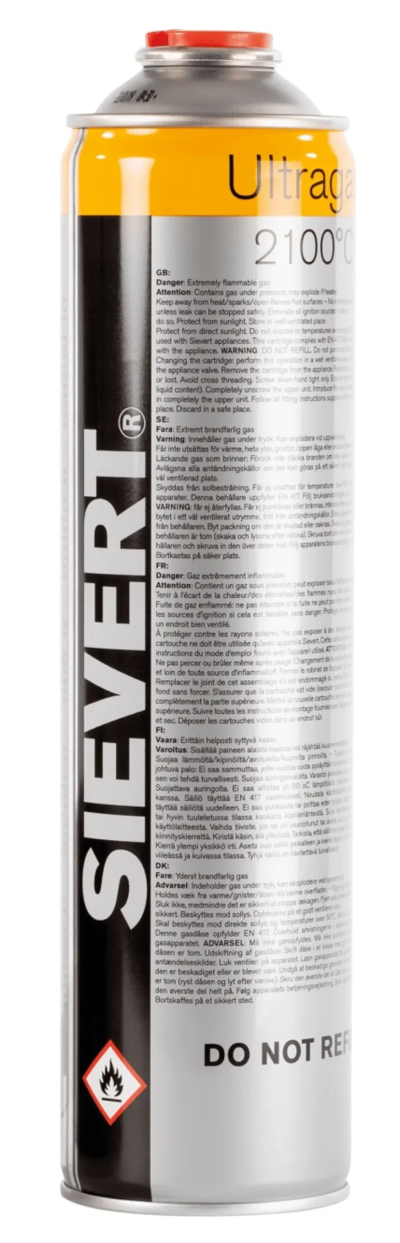 Ultragas (2205) till powerjetbrännare, 210 g - Sievert