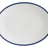 Uppläggningsfat 31 x 24 cm, Moove Linea Blue - Bonna