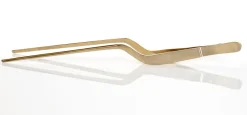 Uppläggningspincett i 14k guld, offset - 100% Chef - 20 cm