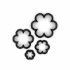 Utstickare, Flower 6 Cutters - Moldbrothers