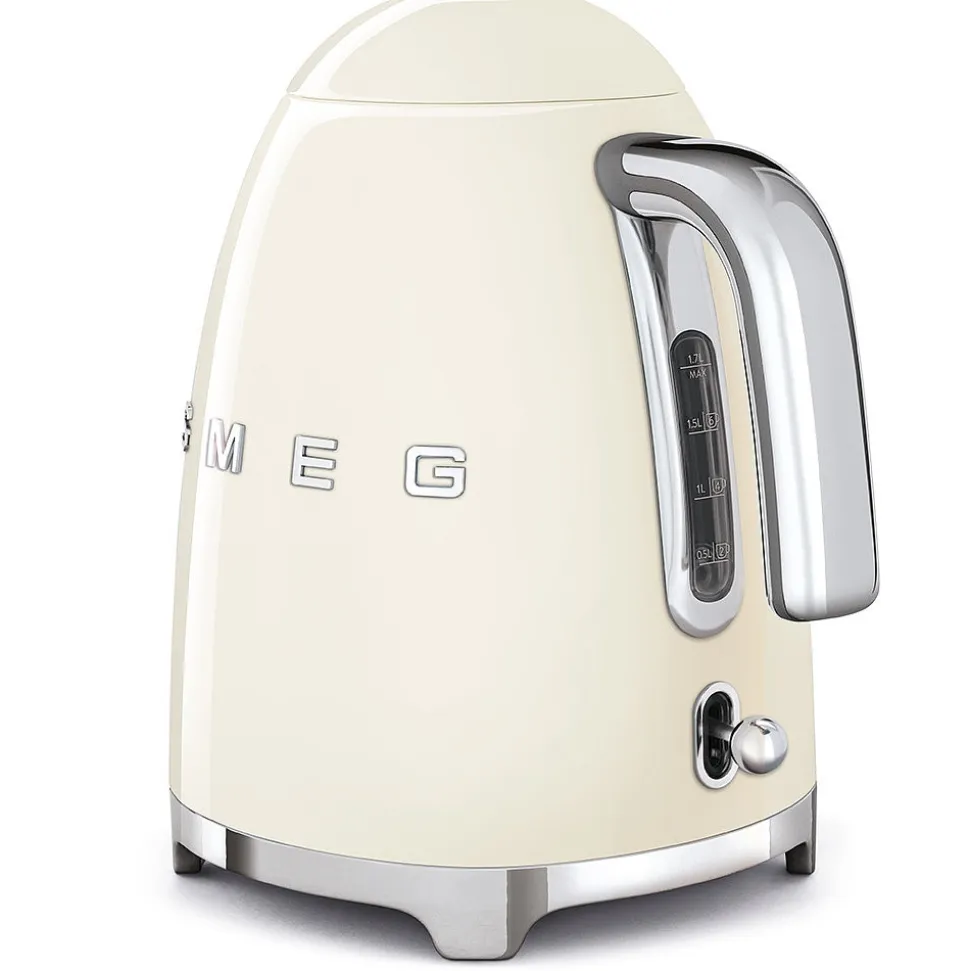 Vattenkokare, 1,7 L, Creme - Smeg
