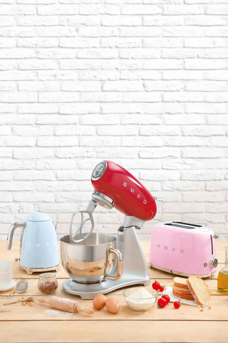 Vattenkokare, 1,7 L, Pastellblå - Smeg