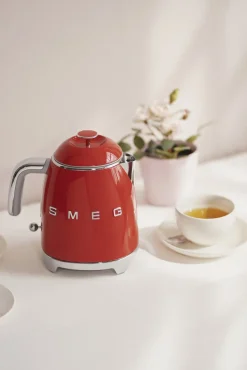 Vattenkokare, 0,8 L, Röd - Smeg