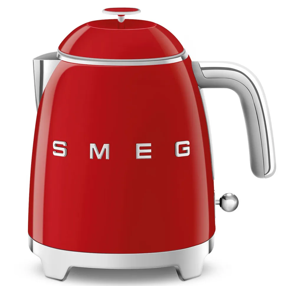 Vattenkokare, 0,8 L, Röd - Smeg