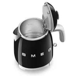 Vattenkokare, 0,8 L, Svart - Smeg