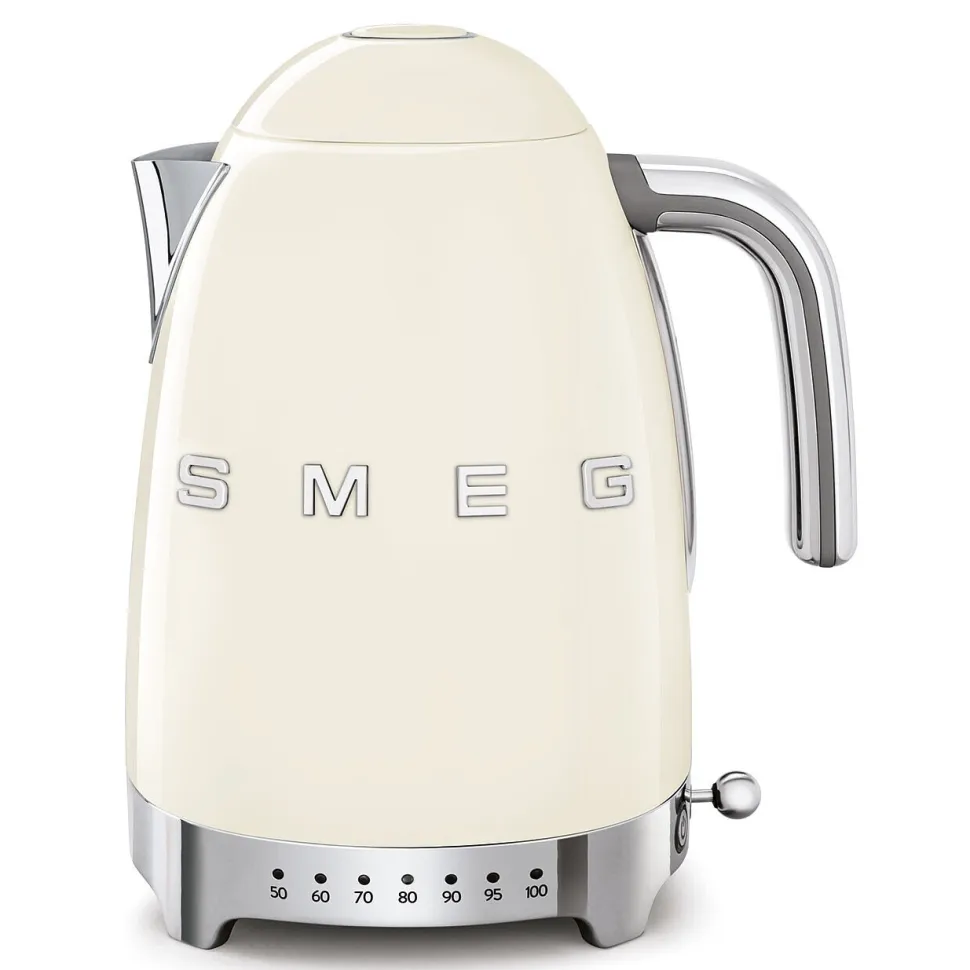 Vattenkokare med temperaturinställning, Creme - Smeg