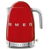 Vattenkokare med temperaturinställning, Röd - Smeg