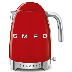 Vattenkokare med temperaturinställning, Röd - Smeg