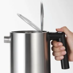 Vattenkokare med temperaturinställning 1,2 L, Rostfritt stål - Graef