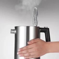 Vattenkokare med temperaturinställning 1,2 L, Rostfritt stål - Graef