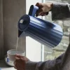Vattenkokare, Plissé, Blå - Alessi - 1,7 liter