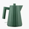 Vattenkokare, Plissé, grön - Alessi - 1 liter