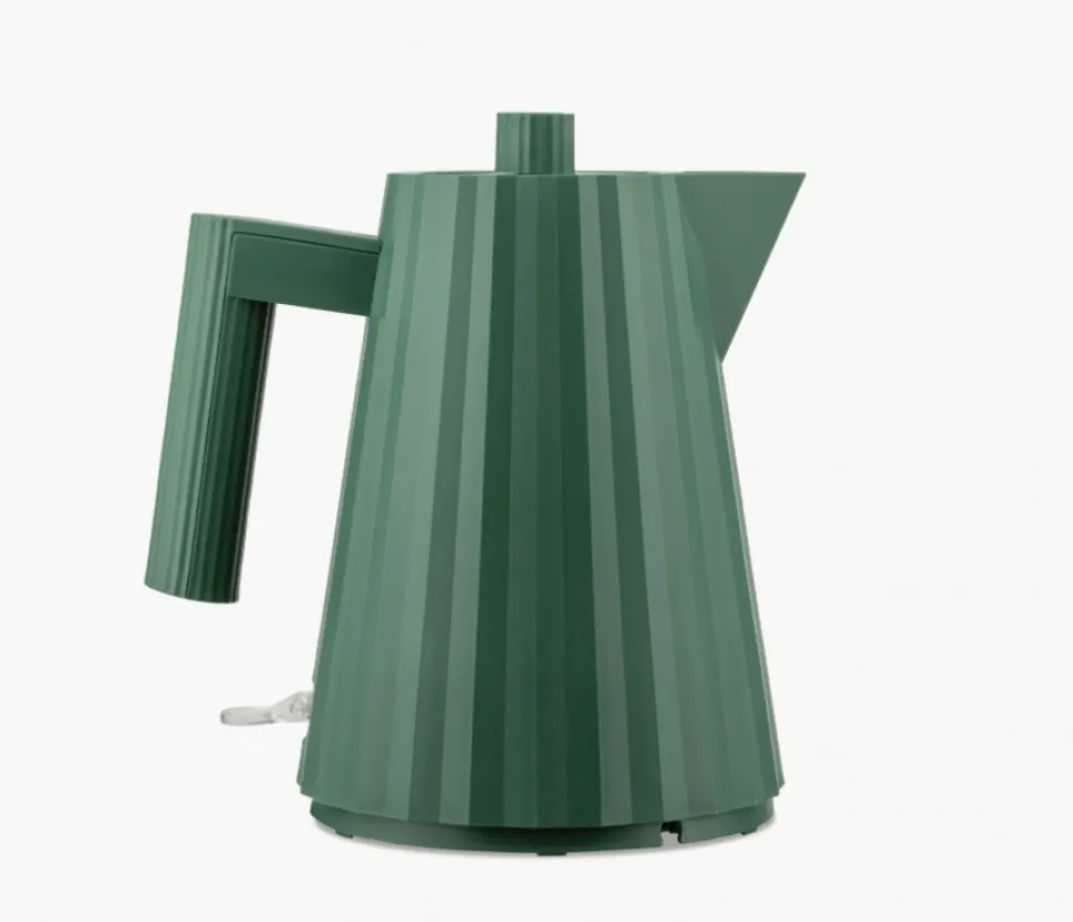 Vattenkokare, Plissé, grön - Alessi - 1 liter