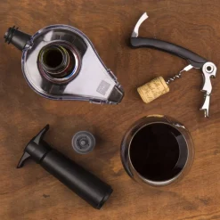 Wine Saver, svart - Vacuvin