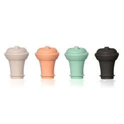 Wine Stoppers Loop i olika färger, 4-pack - Vacuvin