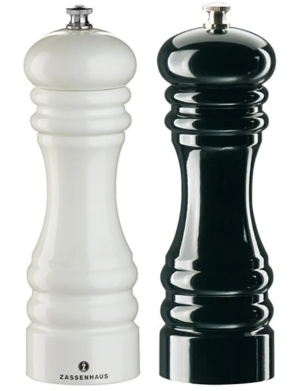 Zassenhaus Set med Kryddkvarnar Vit/Svart, 18cm, Berlin - Zassenhaus